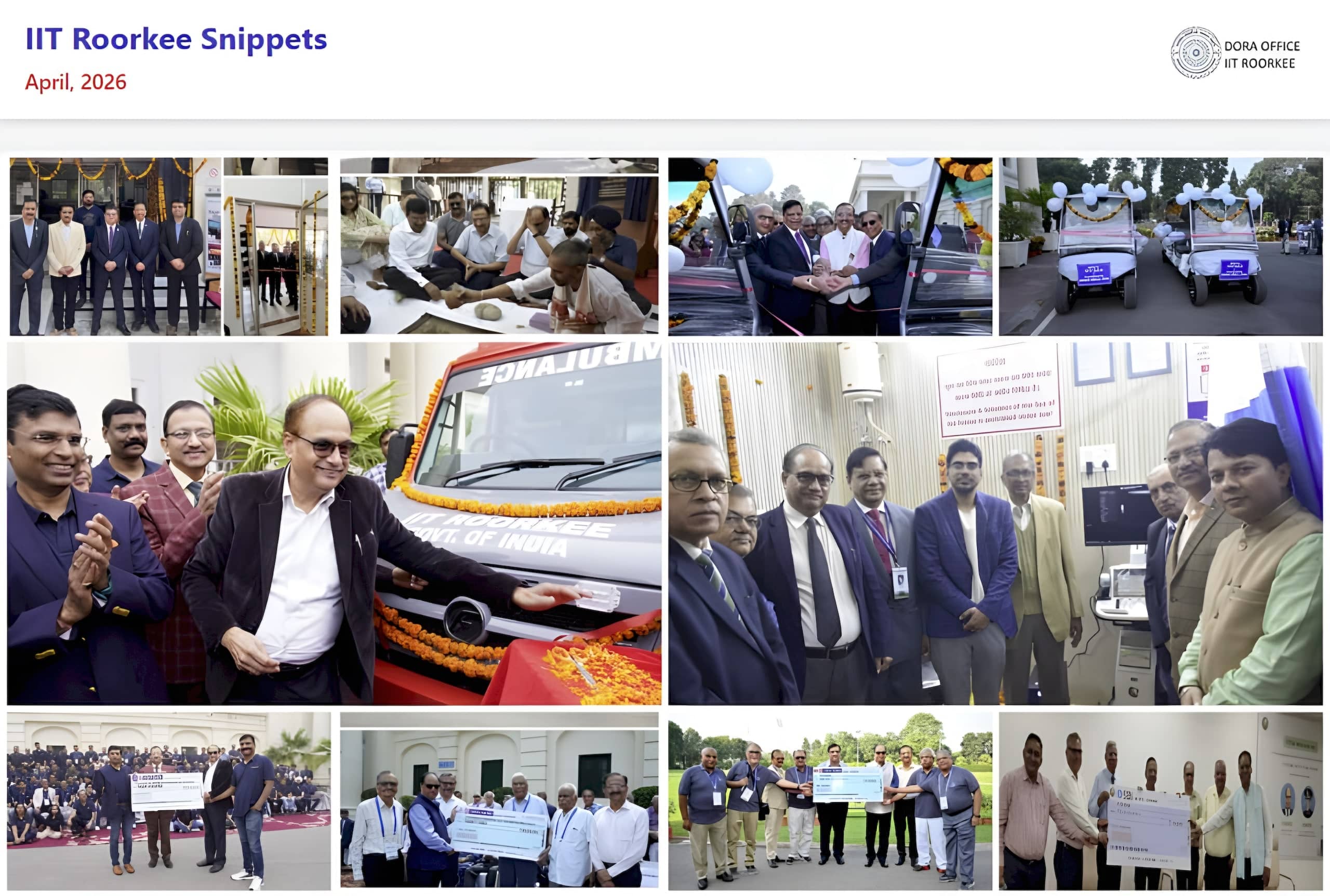 Front page of Snippets, April 2026